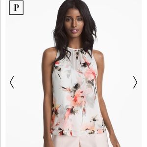 NWT WHBM Petite Floral Shell